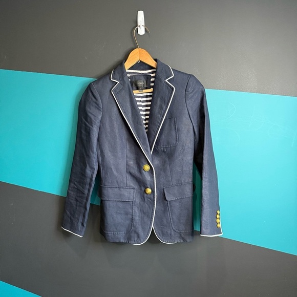 J. Crew Blazer 100% linen - Picture 3 of 14
